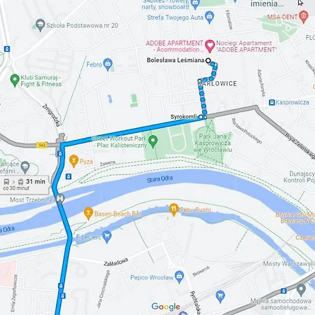 Adobe - Przytulny I Free Parking Apartment Breslau